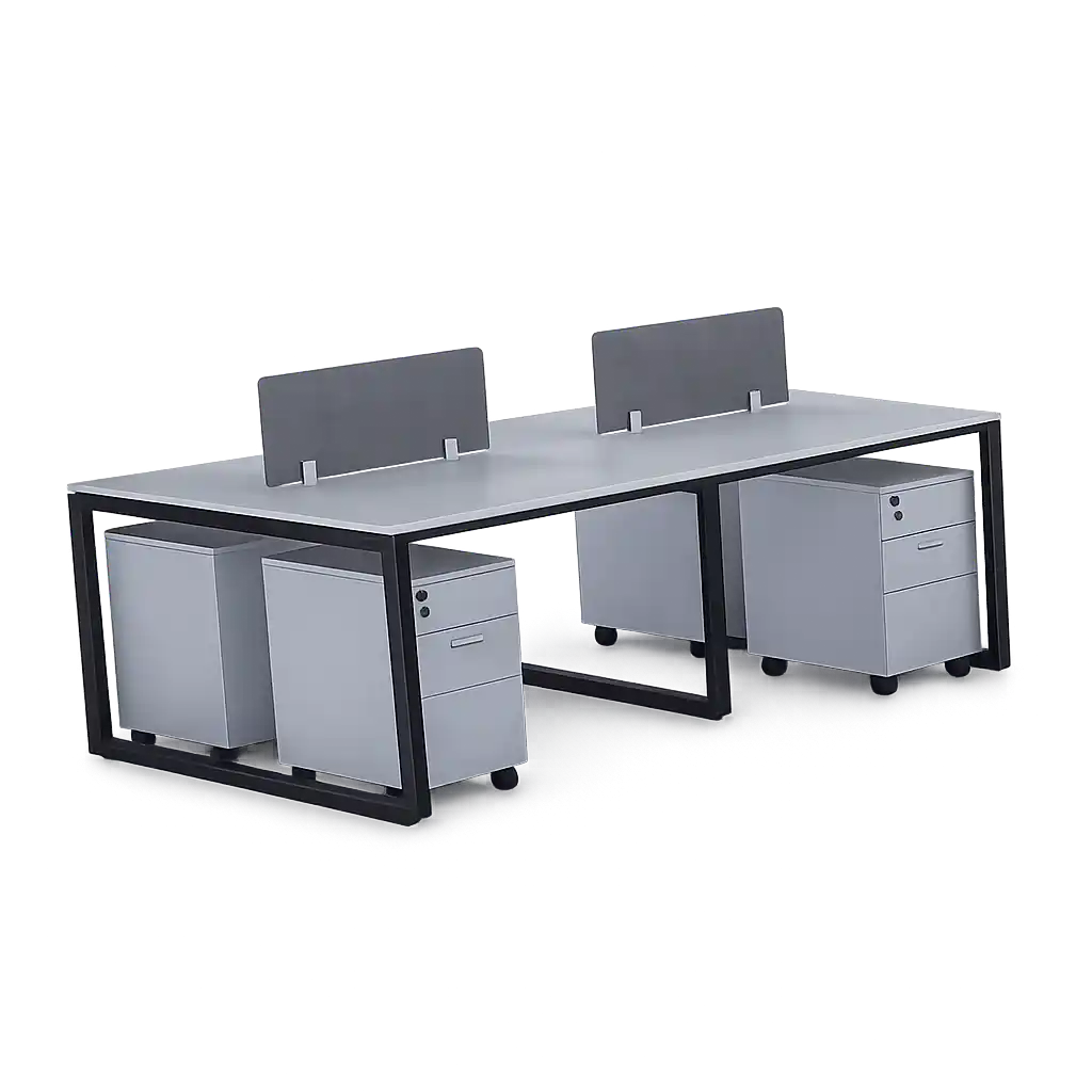 Modular office workstation cluster
