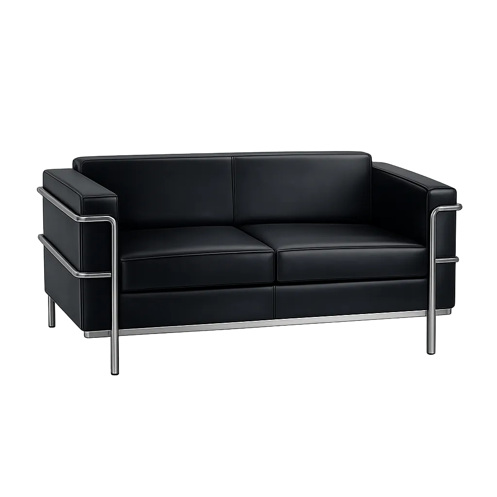 Wooden-Arm Lounge Sofa — SOFA025